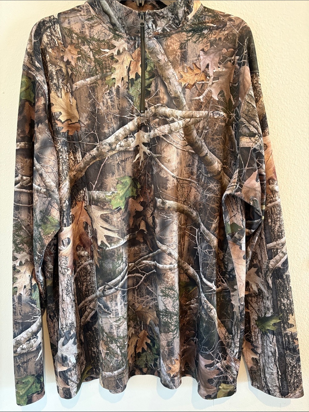 Cabela's Camouflage Quarter zip jacket - Picture 2 of 4